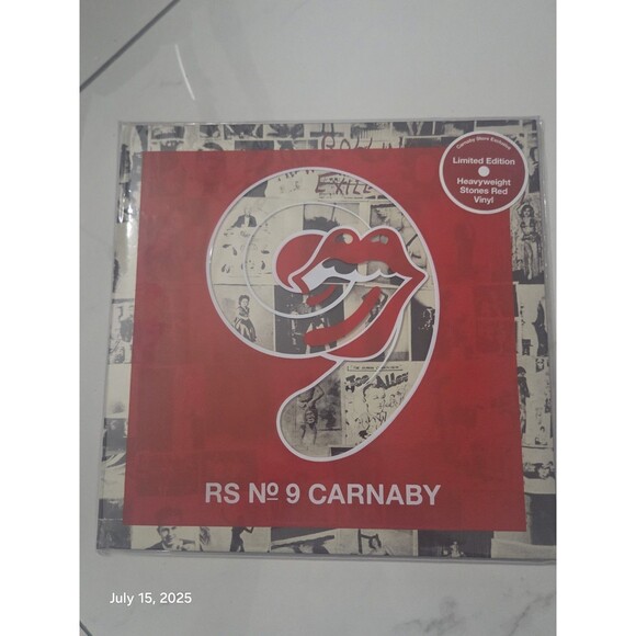 THE ROLLING STONES Exile On Main Street RS No. 9 Carnaby Red Vinyl LP In Hand ✅ - Picture 1 of 5
